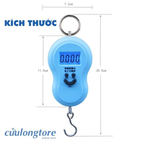 Cân Điện Tử Mini Cầm Tay Bỏ Túi 50kg gia đình nhà bếp đi chợ cân hàng chính xác cân treo móc khóa thông minh chính hãng