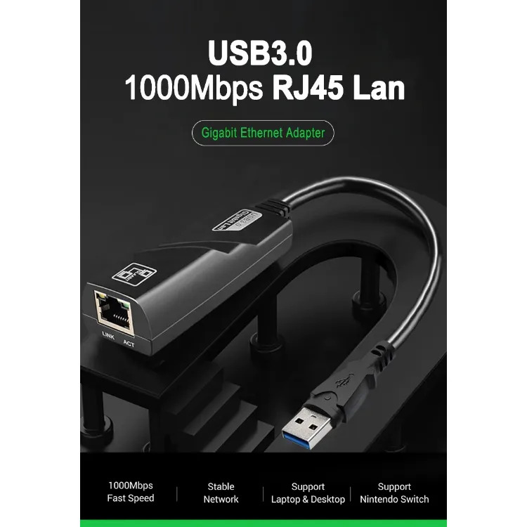 chuyển đổi usb sang lan RJ45