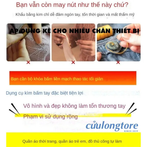 Kìm bấm cúc nút khuy áo