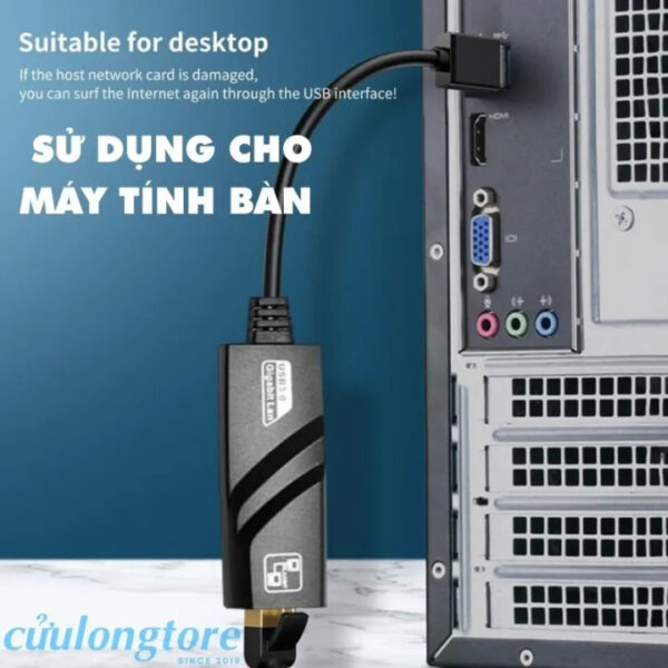 chuyển đổi usb sang lan RJ45