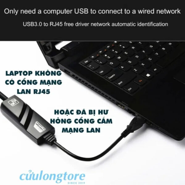 chuyển đổi usb sang lan RJ45