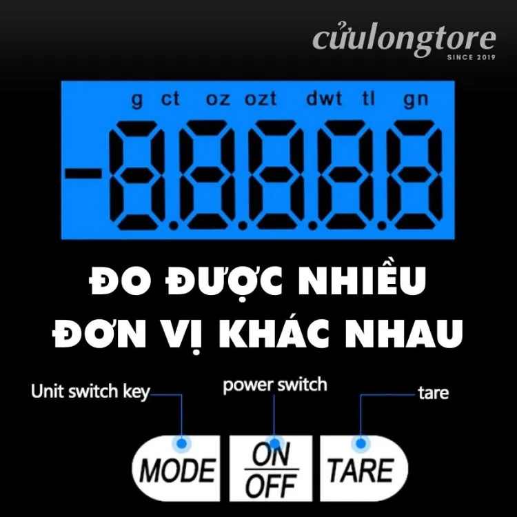 Cân Tiểu Ly Điện Tử Nhà Bếp Mini 0.01g thông minh bỏ túi cho gia đình làm bánh thực phẩm nấu ăn giá rẻ chính hãng