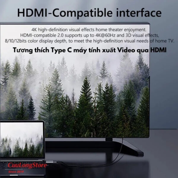 chuyển đổi type c sang hdmi