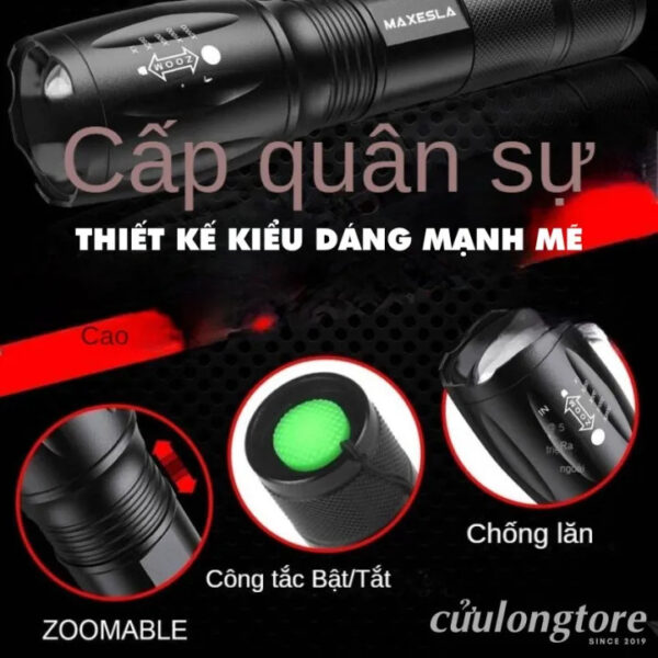 đèn pin chiến thuật quân sự