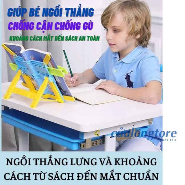 giá đỡ kệ sách chống gù lưng