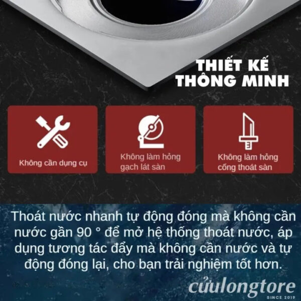 Phễu Thoát Sàn Ngăn Mùi Hôi