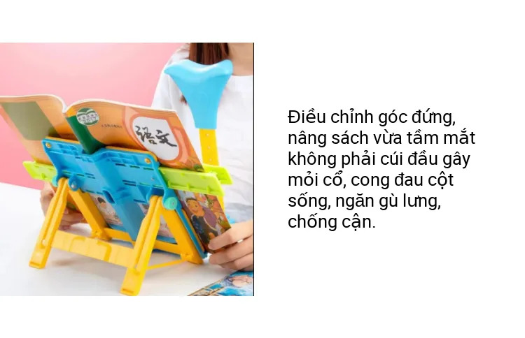 giá đỡ kệ sách chống gù lưng