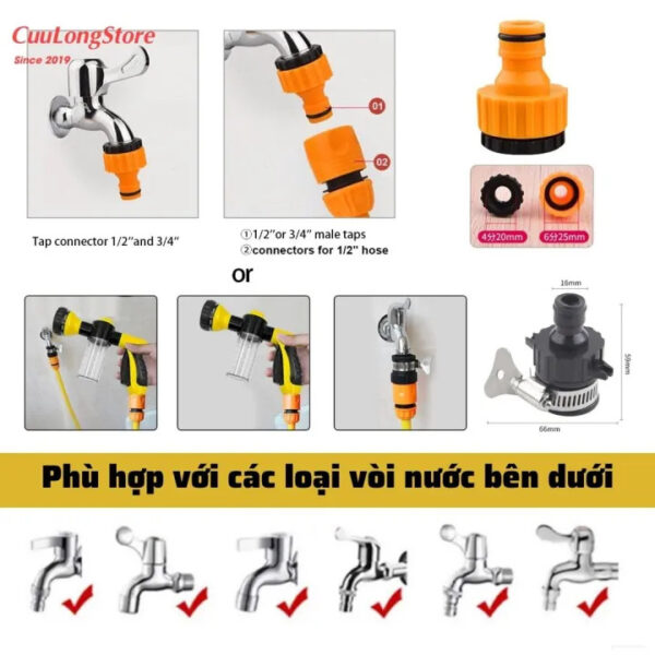 vòi xịt rửa xe