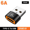 USB sang Type-C Đen