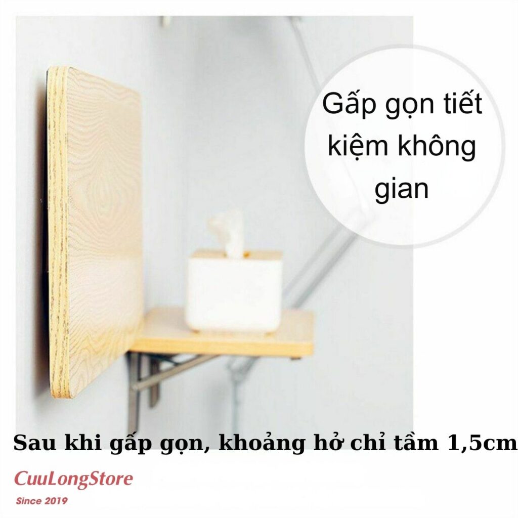Pát đỡ kệ gỗ ke chữ L chịu lực giá đỡ gấp gọn thông minh thép không gỉ ...
